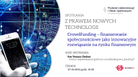 Obraz: Plakat ze spotkania z prawem nowych technologii w dniu 27 października 2022 roku