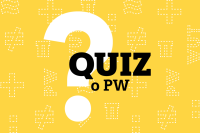 obraz: z napisem quiz o pw
